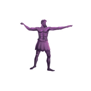 Amethyst Poseidon Statue